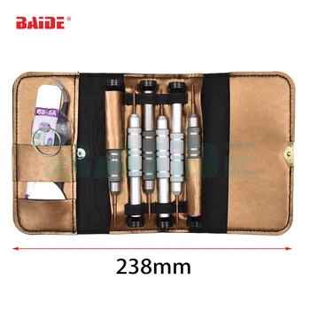 Best NEW Gold Good Quality Hot Sale 10 In 1 Wallet Screwdriver Set For IPhone Hand Tools 20 Sets/lot