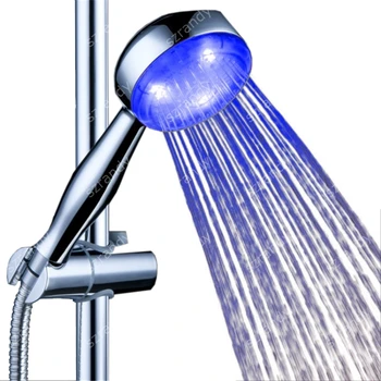 

NEW SHAPE LED LIGHTED COLOR CHANGING Shower head LD8008-A18 blue color type