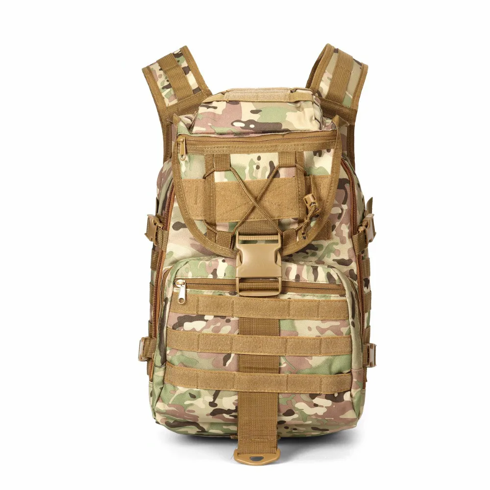 

40L Tactical Waterproof Backpack Rucksacks Sport Camping Molle X7 Outdoor Trekking Shoulder Bag