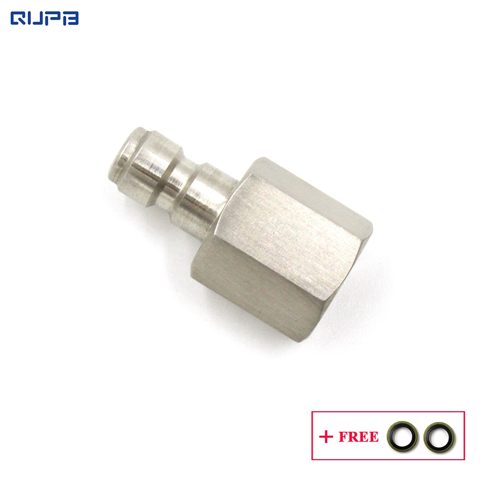 Qupb Пейнтбол Quick Connect подключить 1/8 ''BSPP Женский Нитки 300bar perssure Нержавеющая сталь ptp001