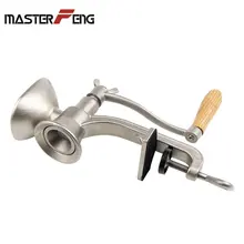 MASTERFENG Manuelle Poppy und Getreidesamen Mühle Klassische Tischplatte Montiert Mais Muttern Gewürzmühle MF-04C