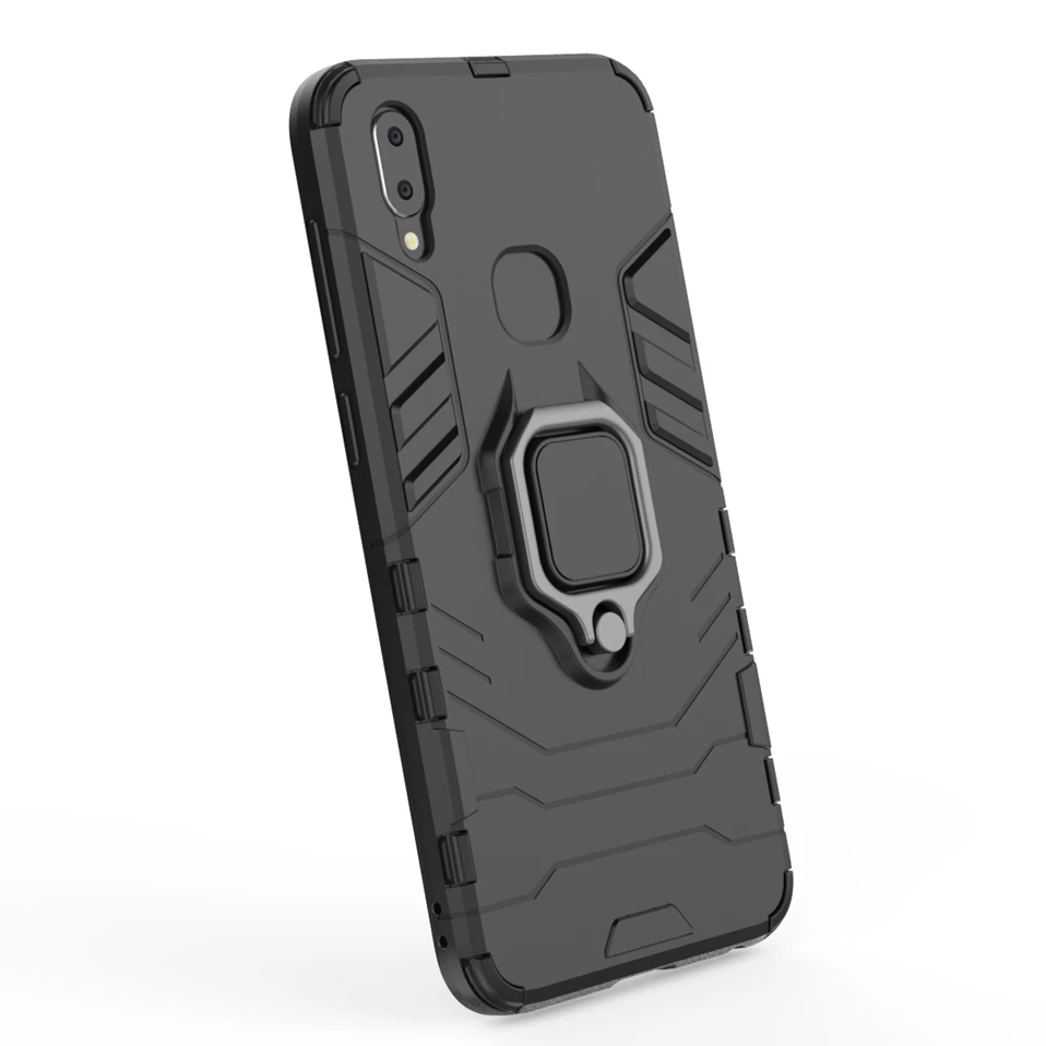 Aromr Phone Case For Vivo V11i V11 Pro X23 X27 Cover Ring Holder Magnetic Protector Case For Vivo V11 Pro V11i V15 S1 iqoo Cases (4)