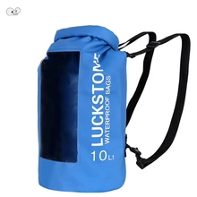 10L/20L прозрачный оконный водонепроницаемый рюкзак сухой мешок Открытый Спорт Кемпинг лодки Каякинг рафтинг плавание треккинг Сумка