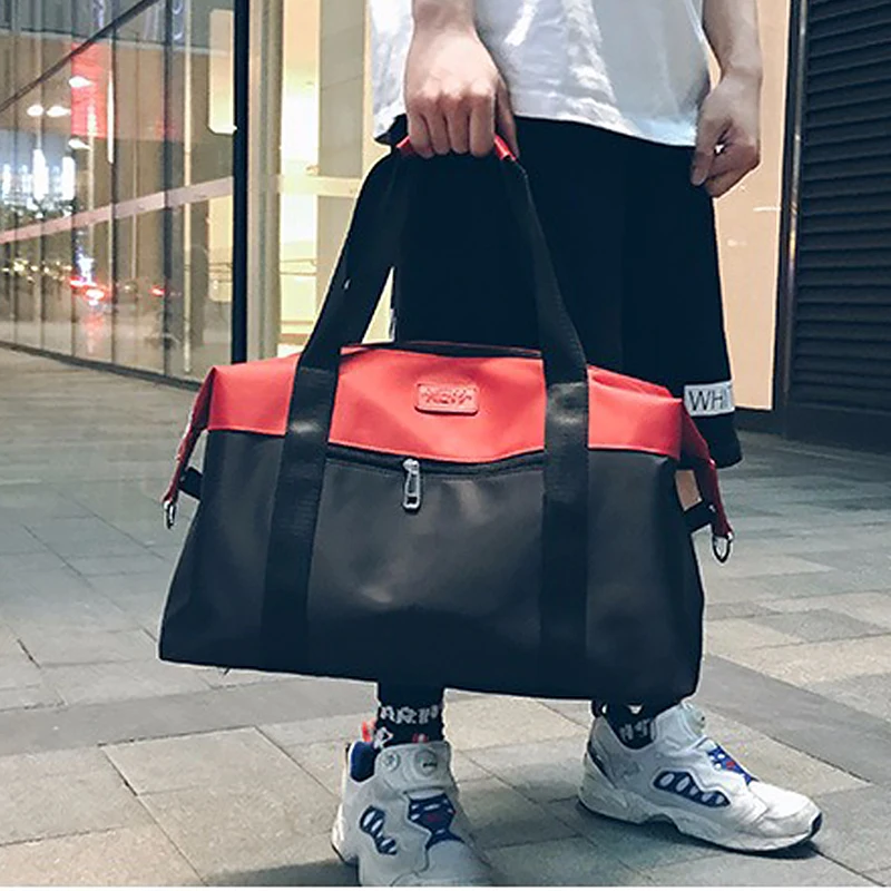

Wohlbege Women Fashion Travel Bag Oxford High Capacity Soft Handbag weekender Shoulder Man Messenger Bag
