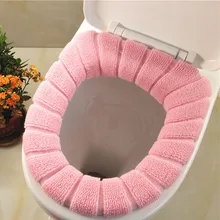 Удобный бархатный коралловый чехол для унитаза для ванной комнаты, моющийся стул для унитаза, стандартный мягкий чехол для унитаза с рисунком тыквы
