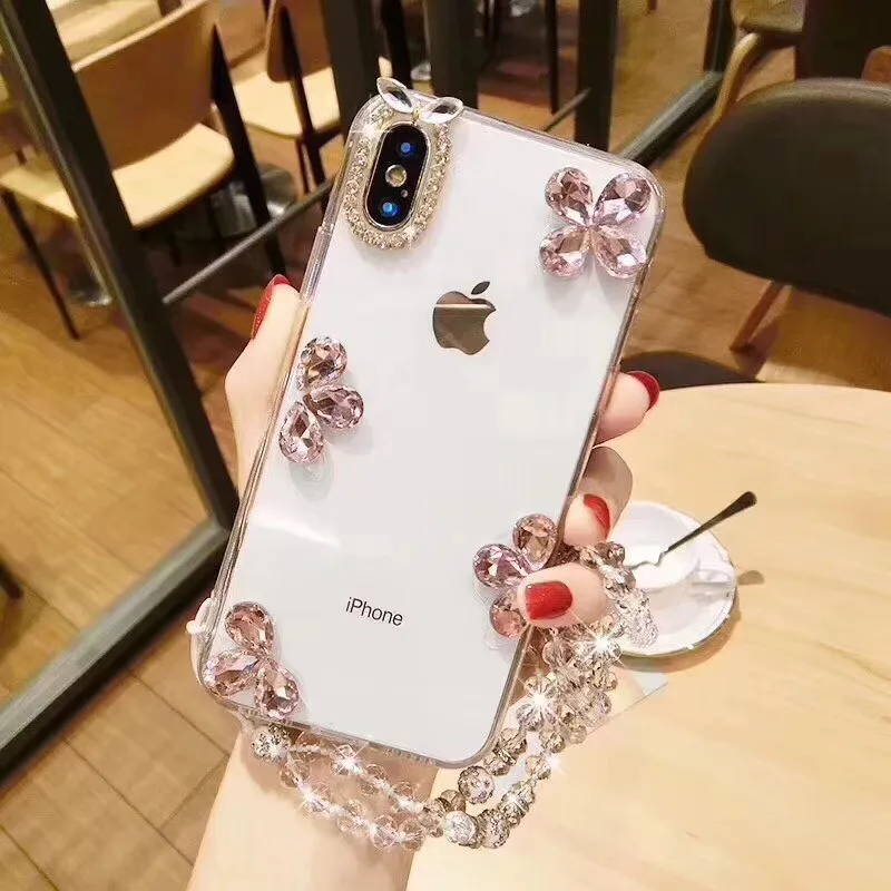 Для Xiaomi Mi A1 A2 8 lite redmi note 4 4x 5A Prime 5 плюс 6 Pro S2 Y2 6A летние Стразы Diamond мягкий чехол для