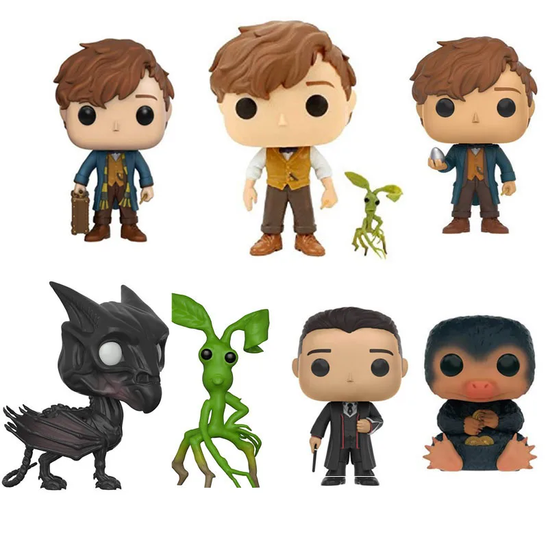 Поп с фантастическими животными и где найти PICKETT Newt Thestral Percival модель стола кукла