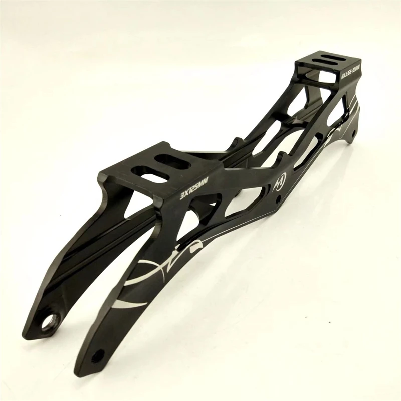 3x125 ملليمتر مضمنة سرعة التزلج دليل قاعدة ل 125 ملليمتر ماراثون سباق الزلاجات التزلج الأرض الطريق الأسفلت الإطار الأسود الذهبي