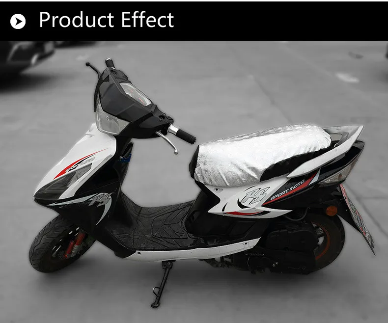 Peças da Motocicleta Capa de Almofada 3d à Prova Universal E-bike Scooter Respirável Leve Dlightpeso Água Isolamento Solar Confortável Moto 21 Automóveis e motos