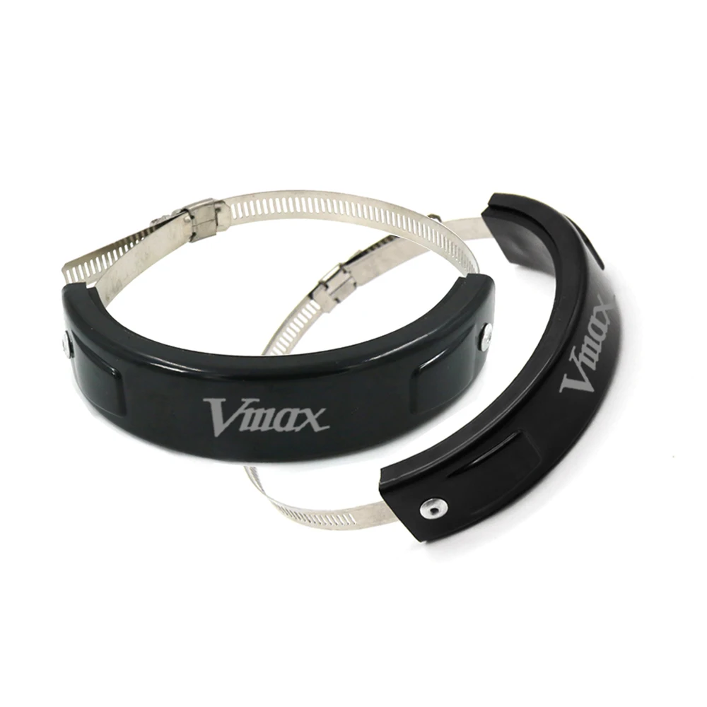 

Silencer Round Oval Exhaust Protector Can Cover For YAMAHA VMAX Motorcycle Accessories 100MM-140MM Protect