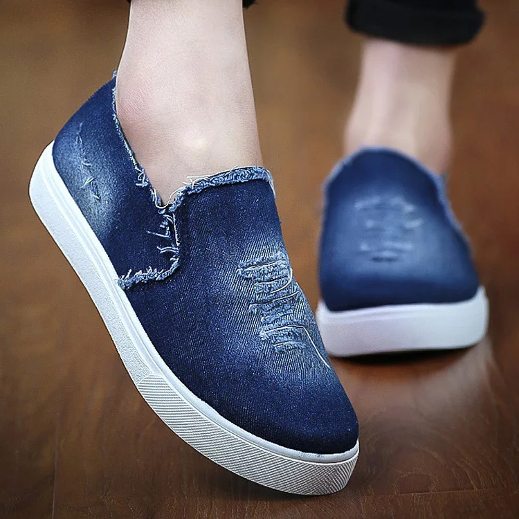 denim loafers womens