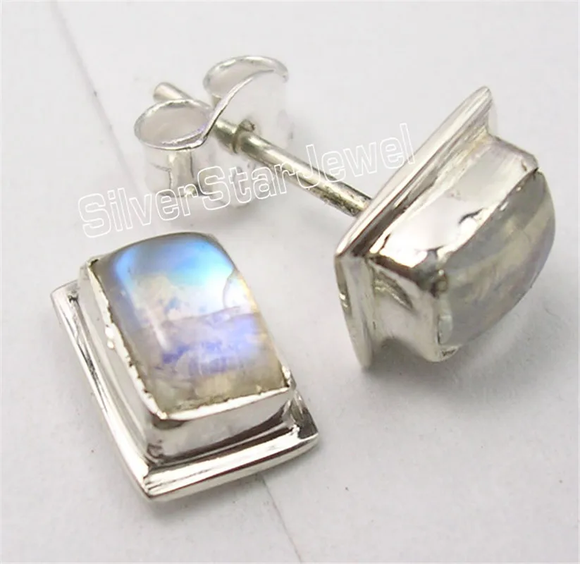 

Silver AMETHYSTS LABRADORITE LAPIS LAZULI Little Studs Earrings 0.9CM JEWELRY Varaition