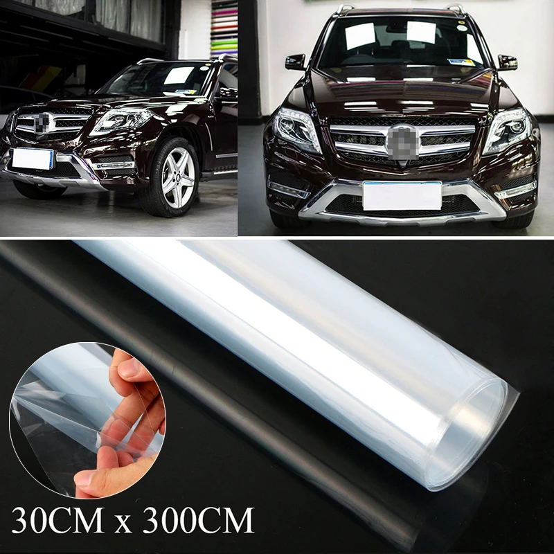

Clear Paint Protection Car Bike Vinyl Tape Sticker Film Wrap Transparent 300cm