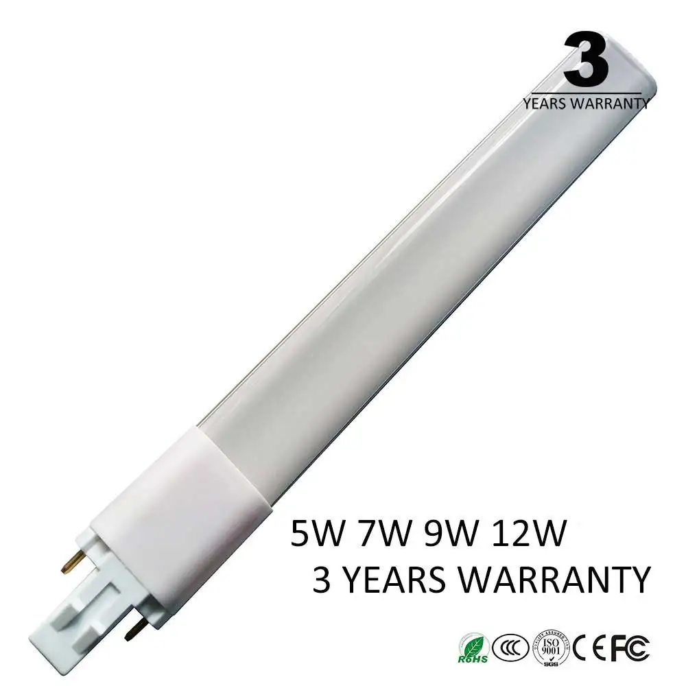 G23 led lamp Ultra thin 5W 7w 9W 12W G23 Lamp Stand led PL light brightness G23 led bulb replace