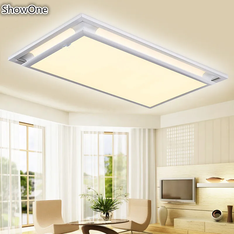 free shipping AC85-260V Square Acrylic led ceiling lights living room lamp bedroom lighting fixtures wholesale | Освещение