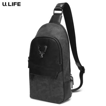 

Famous Brand Men's Crossbody Bags Men's Chest Bag Designer Messenger Bag Leather Shoulder Bags 2018 New Back Pack Travel J50