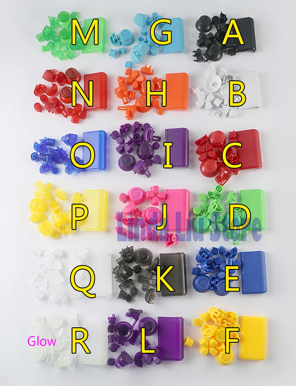 30 компл./лот полный набор джойстиков Dpad R1 L1 R2 L2 кнопки направления ABXY для PS4 Pro JDS040