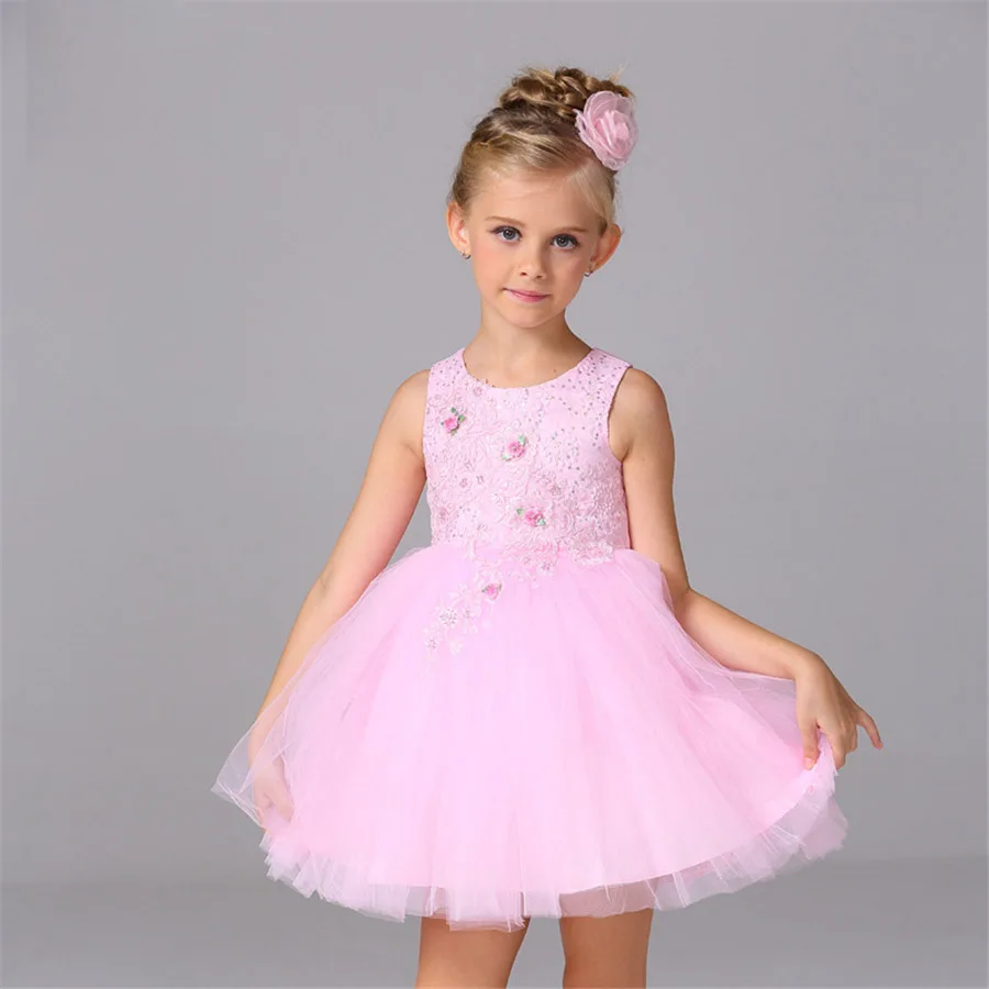 baby girl summer dress up costume for kids pink princess girls dance