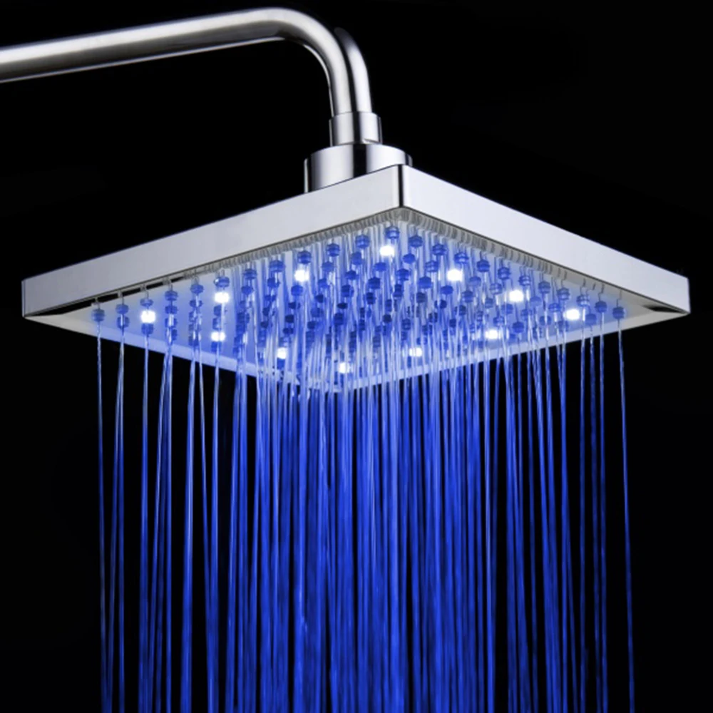 Светодиодный водопроводный душ с дождевой насадкой Душевой гарнитур для ванной комнаты кран Душ Насадка для душа душ