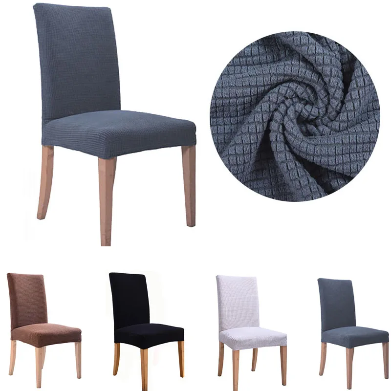 LFH Knit Stretch Dining Room Chair Cover Slipcover Washable For Restaurant Weddings Banquet Hotel Fundas De Sillas LFH Knit Stretch Dining Room Chair Cover Slipcover Washable For Restaurant Weddings Banquet Hotel Fundas De Sillas