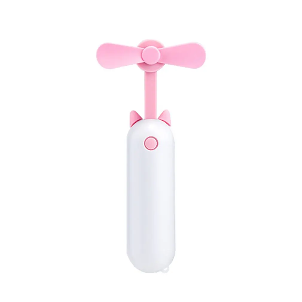 

Creative Personality Bamboo Pole Mini Handheld Usb Portable Rechargeable Folding Pocket Fan Student Summer Portable Small Fan