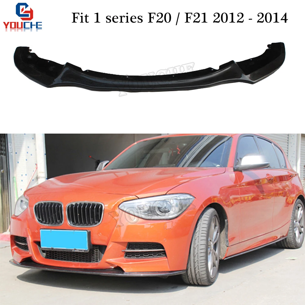 

MT Style Carbon Fiber Front Bumper Lip Front Spoiler Splitter for BMW F20 1 Series Hatchback 116i 118i 125i with M Package