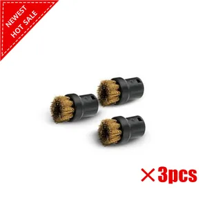 3 шт./лот пароочиститель щетка круглая щетка со скребком насадка для Karcher SC952, SC1020, SC1052, SC1122, SC1125, SC1402 и т. Д. - изображение