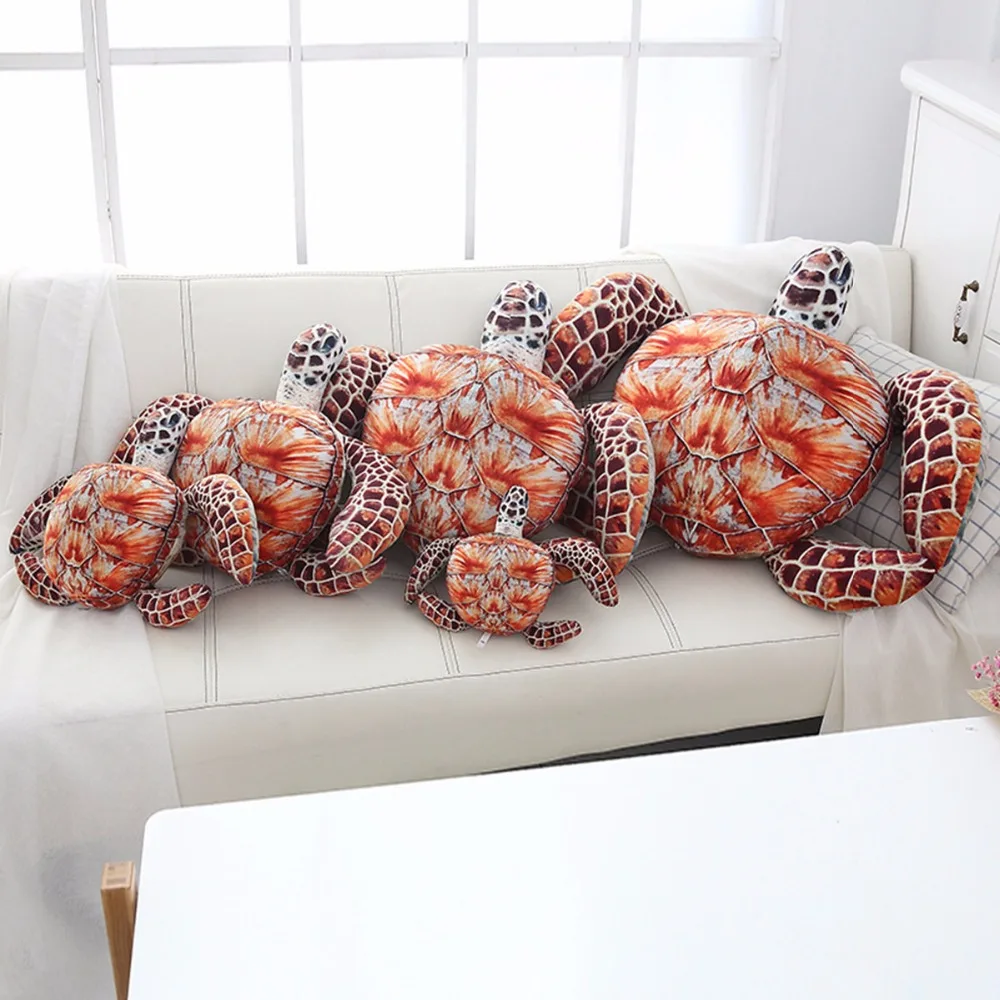 1 шт. милые морские черепаха Плюшевые игрушки Мягкая набивная черепаха животные куклы подушка подарки для детей