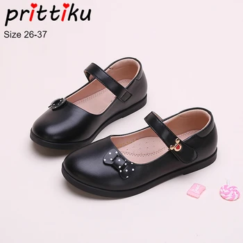 

2020 Girls Mary Jane Princess Fashion Flats Children Artificial Leather Butterfly Dress Shoes Toddler/Little Kid/Big Kid