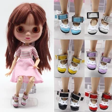 Lace tie shoes suitable For blyth JerryB MMK Azone dolls for 30cm blyth doll 1 6