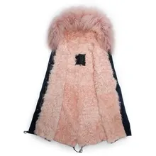 Корейский дизайн зимнее мужское длинное стильное шерстяное пальто с капюшоном кашемировая Куртка розовая подкладка парка