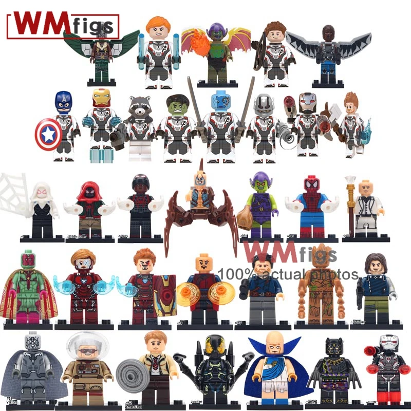 

Avengers Endgame Single Sale Captain Marvel Super Heroes Building Blocks Minn-Erva s Toys For Childre Kids