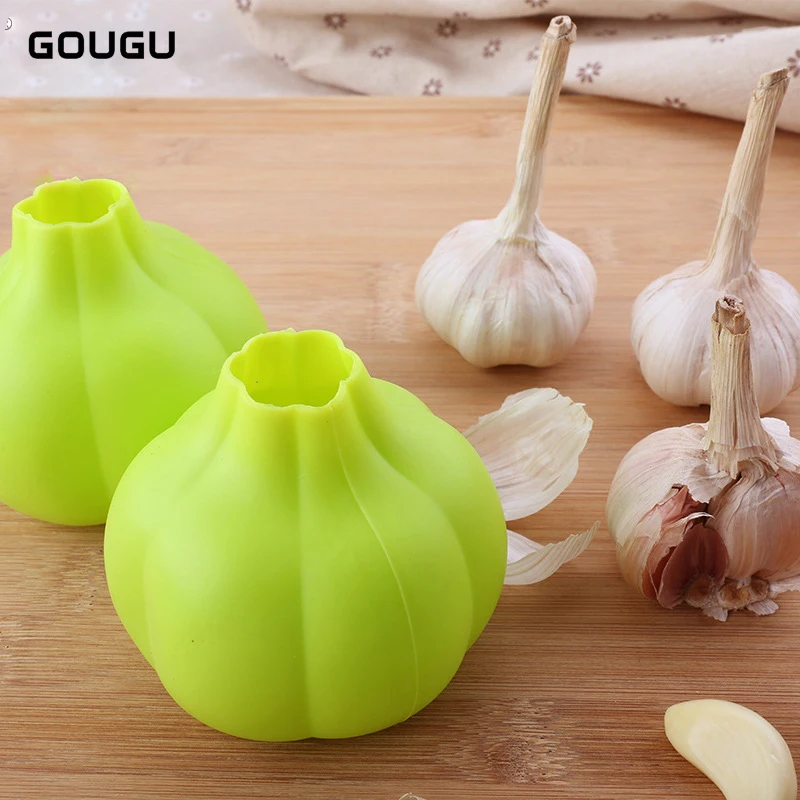 

1PC GOUGU Creative Garlic Peeling Stripper Tube Soft Silicone Garlic Peeler Practical Kitchen Tools