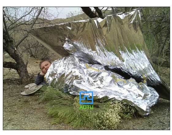 

EDCGEAR 210*130CM Silver Climbing Outdoor Survival Kits Rescue Equipment Emergency Survival Tool Hunting Emergency Blanket