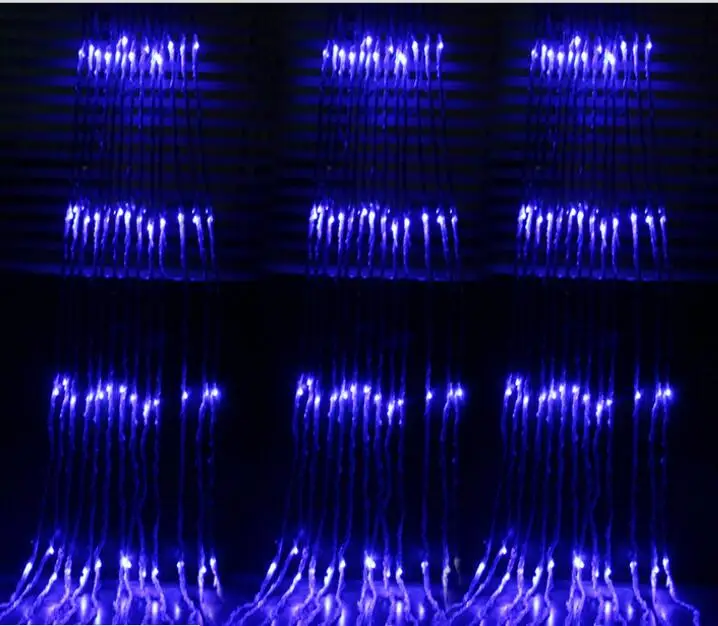 Año Nuevo cristmas luces LED cascada luz ac220v 3x3 m LED Navidad guirnaldas decoración luces de Navidad Año Nuevo cristmas luces LED cascada luz ac220v 3x3 m LED Navidad guirnaldas decoración luces de Navidad