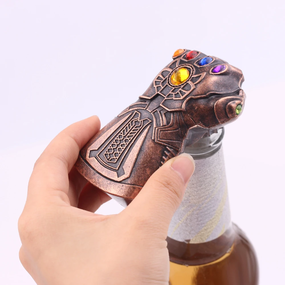2019 Newest Thanos Glove Bottle Opener Beer Bottle Opener Best Gift For All Marvel Fans Marvel The Avengers 4: Endgame Bottle Cap Opener