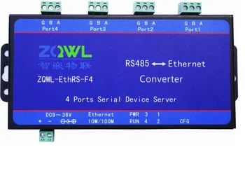 

Four way RS485 serial server / communication isolation / industrial /Modbus TCP to RTU/256 node