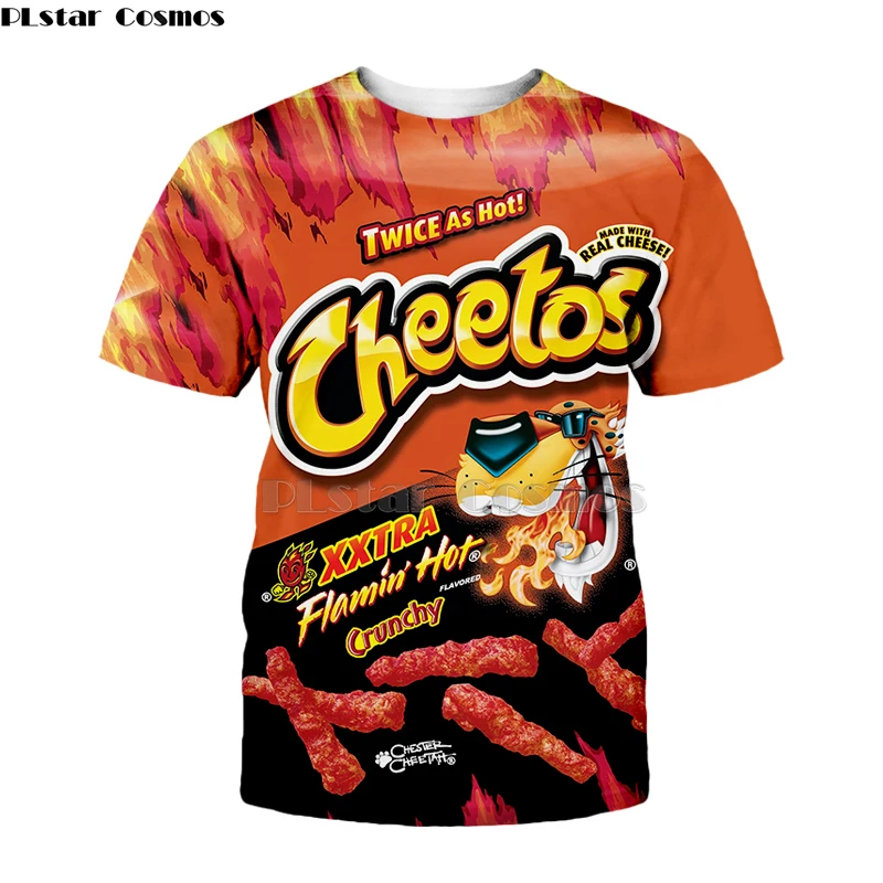 

hot sale Newest Hot Cheetos tshirt 3D t shirt good food Harajuku Men Women clothing streetwear Casual Printed Brand Tracksuit -3