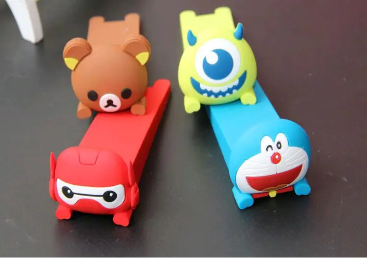 Kawaii Cartoon Door Stop Stoppers slamming prevent finger injurie Children Baby Safety Gate Doorway Kids Rubber Guard protection