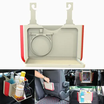 

1 Pcs Car Folding Storage Box Cup Holder Hanging Organizer Container Trash Bin XHC88