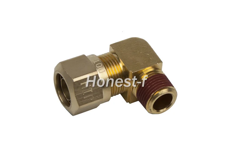 LTWFITTING DOT пневматический тормозной коленчатый штекер трубка 5/8 дюйма OD x 1/2 Male NPT