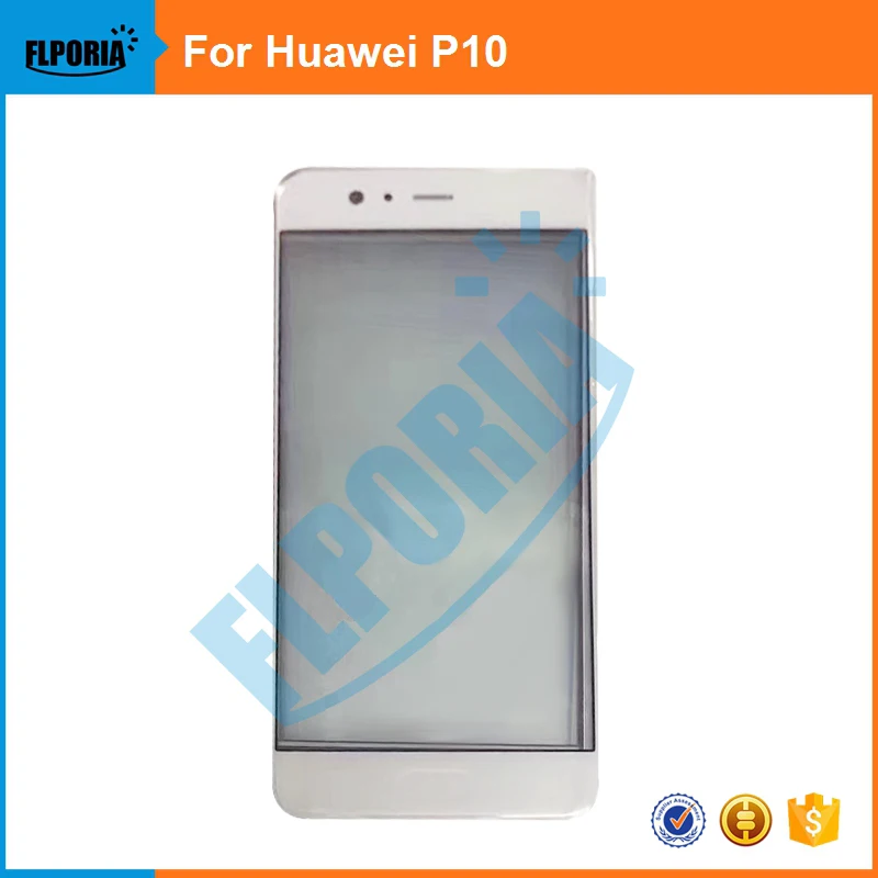 

For Huawei P10 New Good Quality Front Outer Glass Lens Touch Panel Screen Without LOGO Replacement Parts