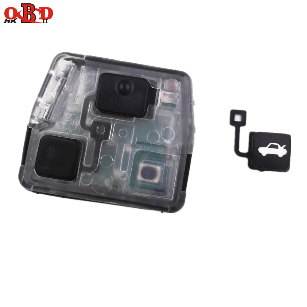 

HKOBDII Circuit Board For Toyota Before 2008 Remote Car Key 2/3 Button (315/433MHz,FICC:53090/42060) With 4D68 Chip