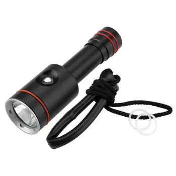 

LED Diving Photography Flashlight, 8000 Lumen LED L2 Lamp Bead Underwater Battery Powered Diving 100m Torch