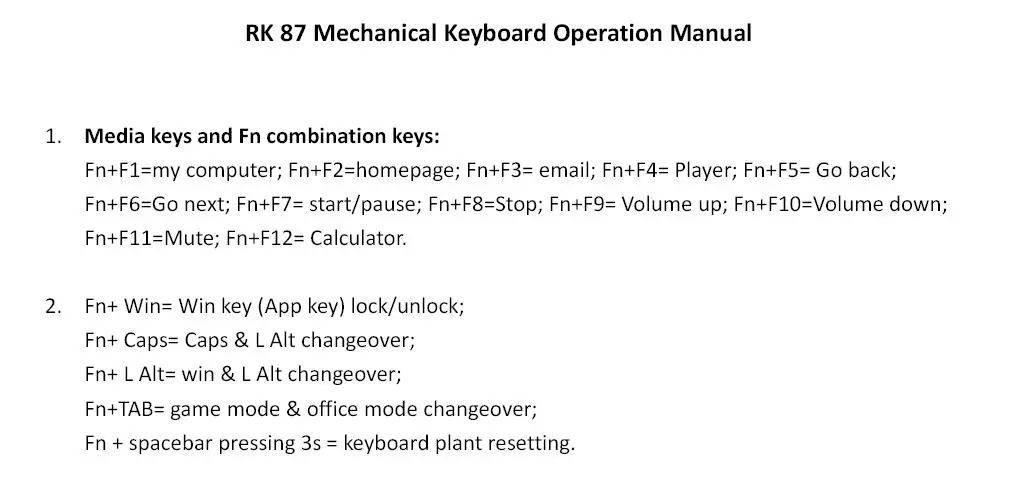 RK tenkeyless TKL Черный 87 Механическая клавиатура Вишневый коричневый синий переключатели rk87 игровая клавиатура Белый светодиодный NKRO с подсветкой