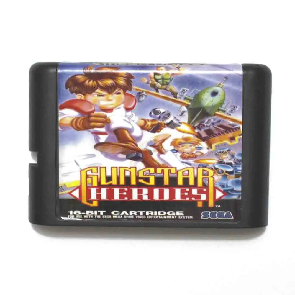 

Gunstar Heroes 16 bit MD Game Card For Sega Mega Drive For Genesis