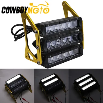 

Universal Motorcycle LED Headlight Driving Fog Light Spotlight For Honda Yamaha Suzuki Kawasaki Harley Bobber Chopper Cruiser