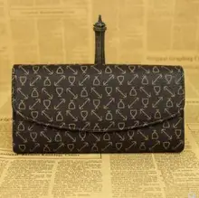 

Lady bean Emilie small wallet, multi button, button, long envelope, simple leisure wallet.
