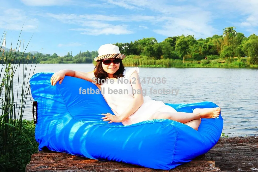 Pacific Grey oversized luxury comfortably accommodate two adults float beanbag, pool floating bean bag outdoor furniture sofa Pacific Grey oversized luxury comfortably accommodate two adults float beanbag, pool floating bean bag outdoor furniture sofa
