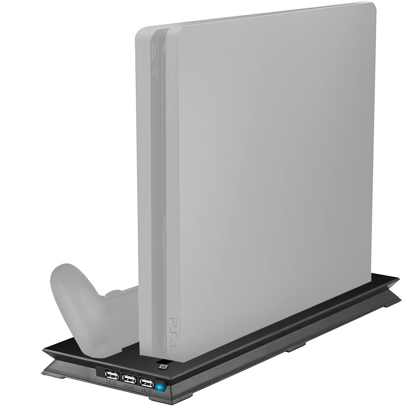 Аксессуары для PS4 Slim вертикальная подставка Playstation 4 охлаждающий вентилятор